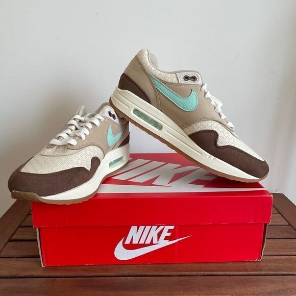 Nike Air Max 1 Premium Crepe Hemp Men Size 8 Women Size 9.5(FD5088-200)MSRP$180 - Picture 4 of 13